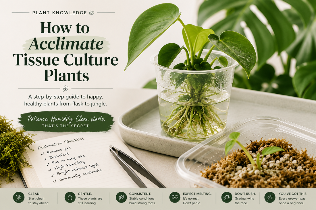 How to Acclimate Tissue Culture Plants